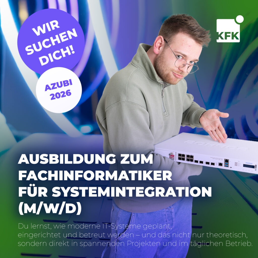 Ausbildung zum Fachinformatiker für Systemintegration (m/w/d)
